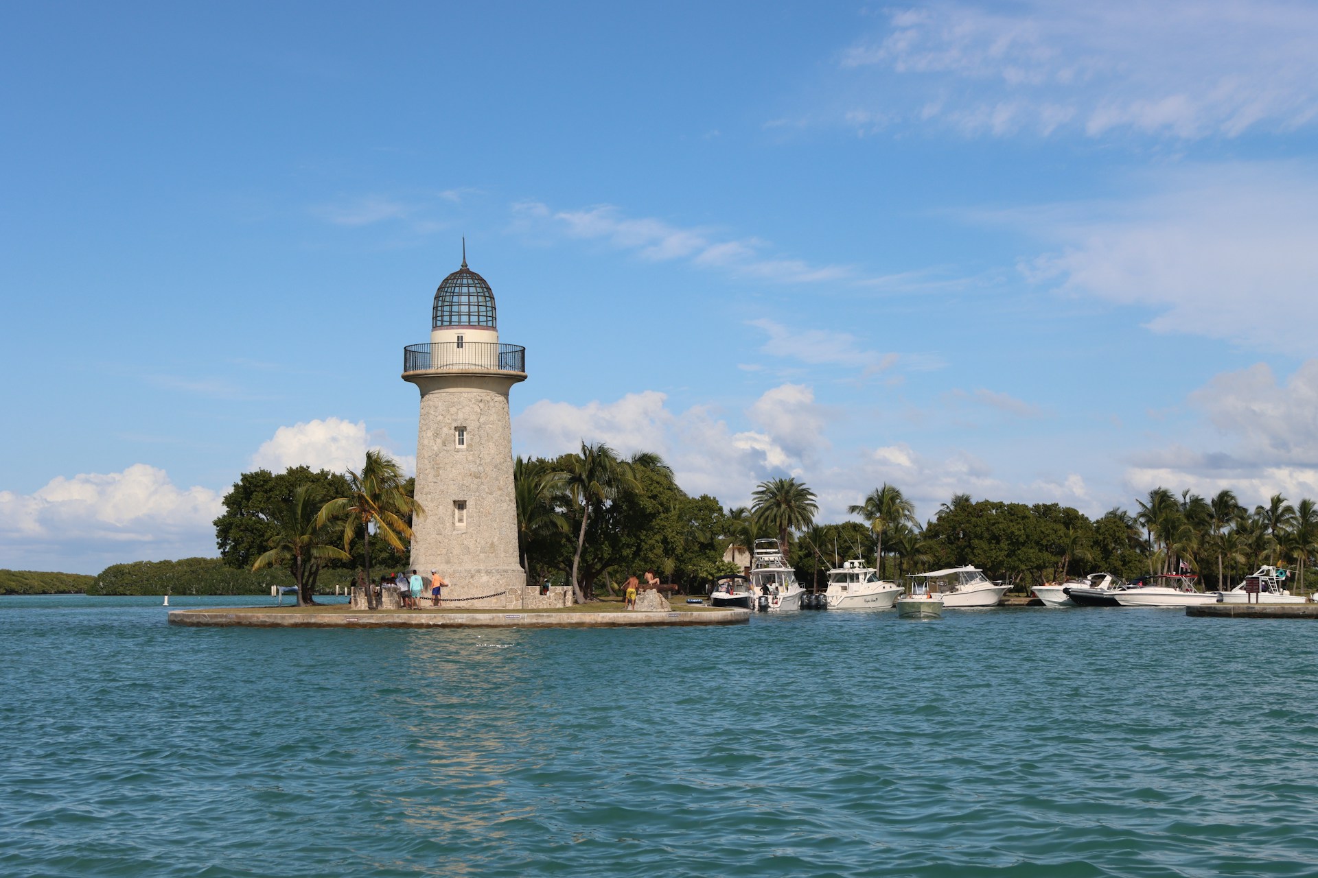 Isla de manglares en Biscayne National Park