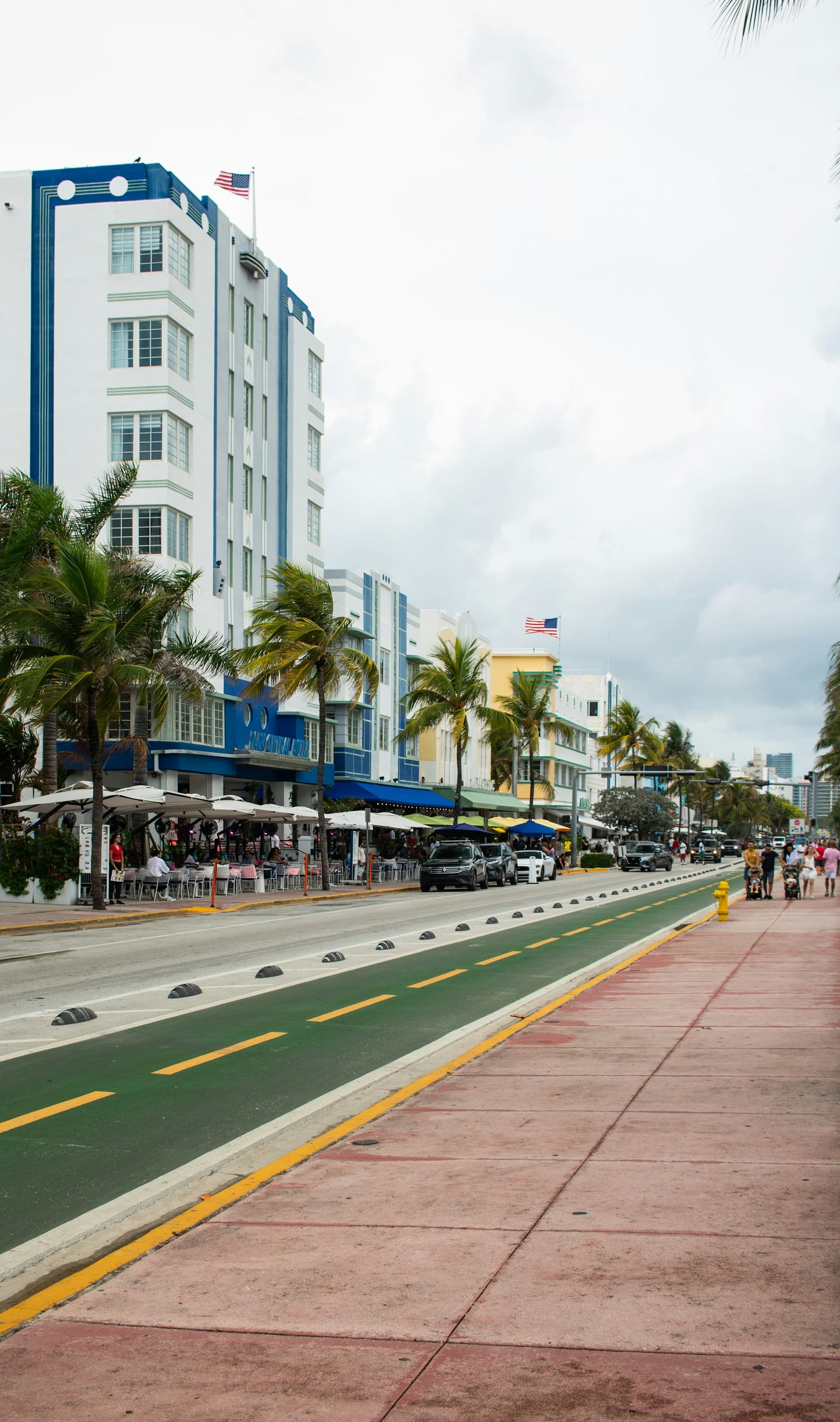 Vista panorámica de la costa de South Beach