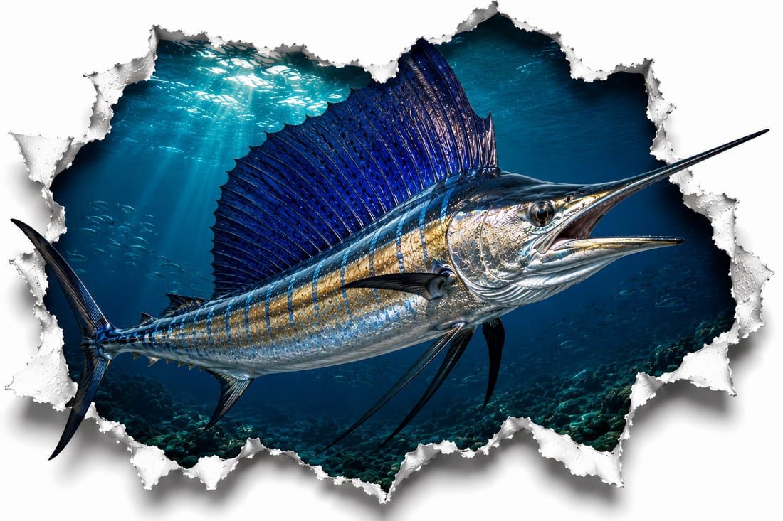 Pez vela (sailfish)